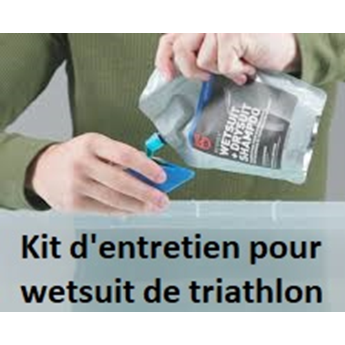 Kit d'entretien pour wetsuit de triathlon
